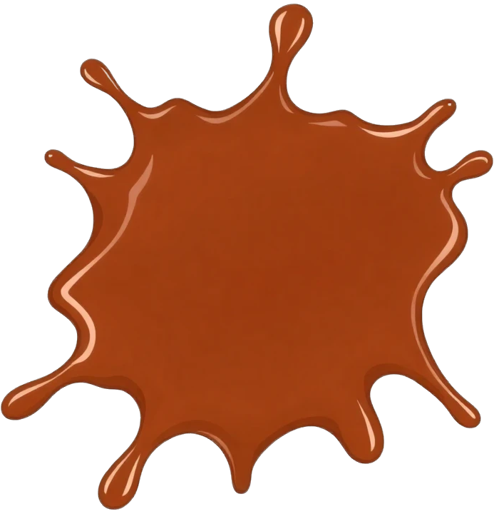 chocolate splatter